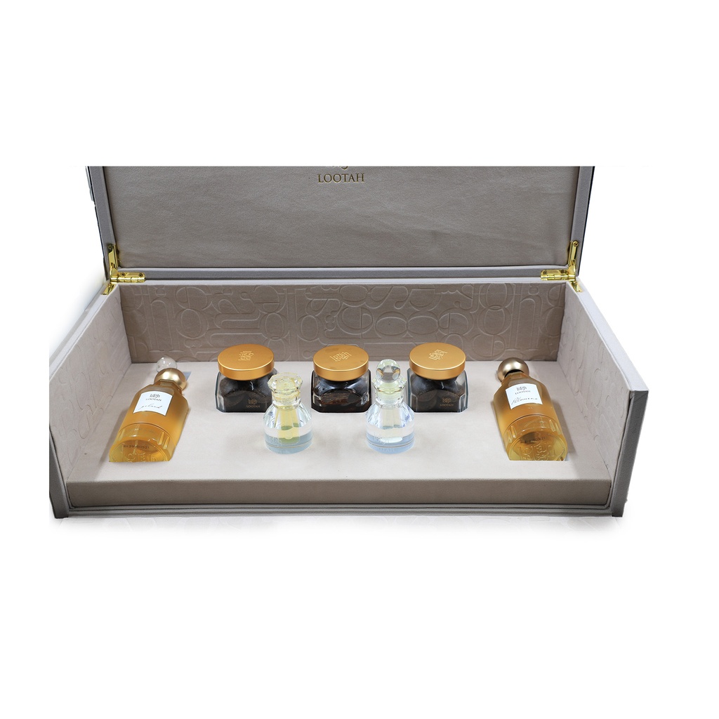 Lootah Gold Mix Collection Perfume Incense Set 7 Pieces