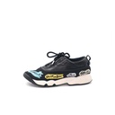 Dior  Black Leather And Mesh Fusion Lace Up Sneaker Size: 37