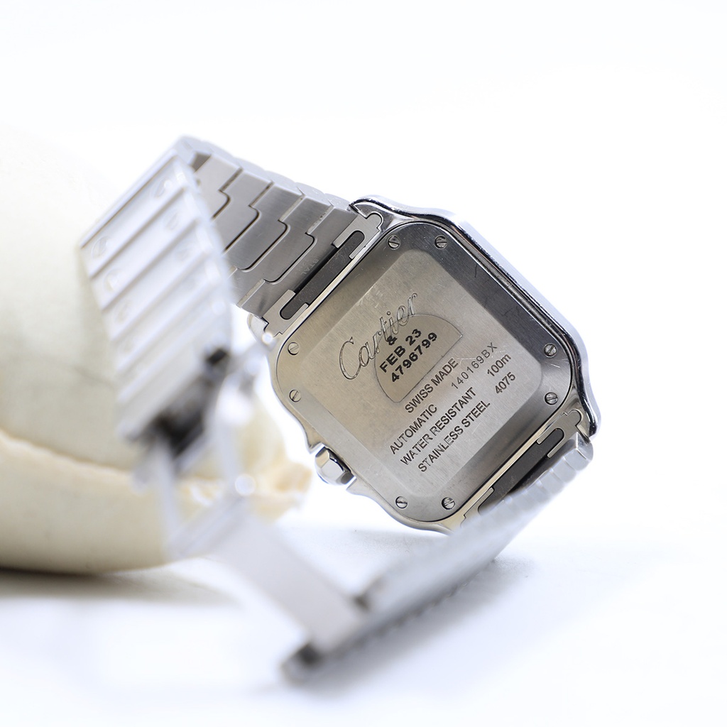 Cartier Santos Galbee Model:14O169BX, Feb 23 , Automatic, Stainless Steel Water resistant ** Authentic **
