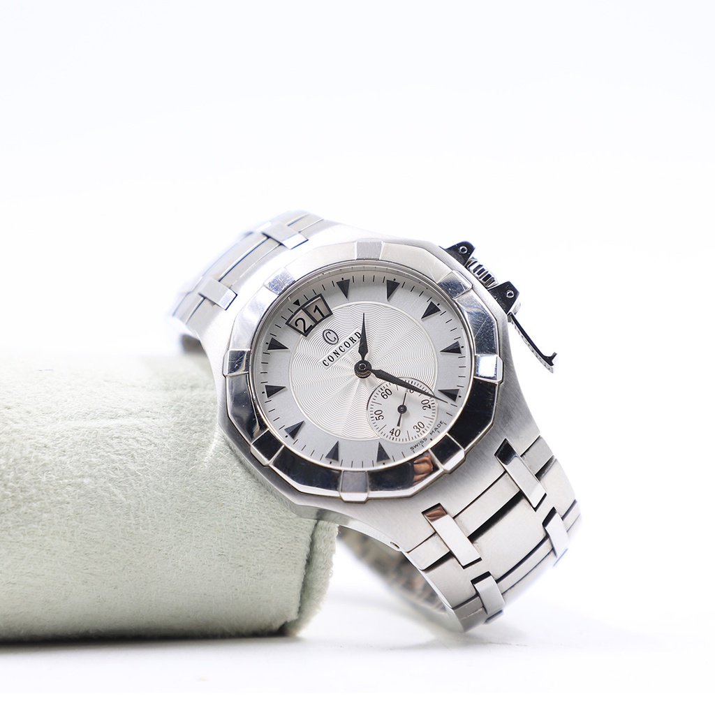 ** Not Working Need Profesional Checking** Concord 14.N1.1894, 1330377, Swiss Made Water Resistant