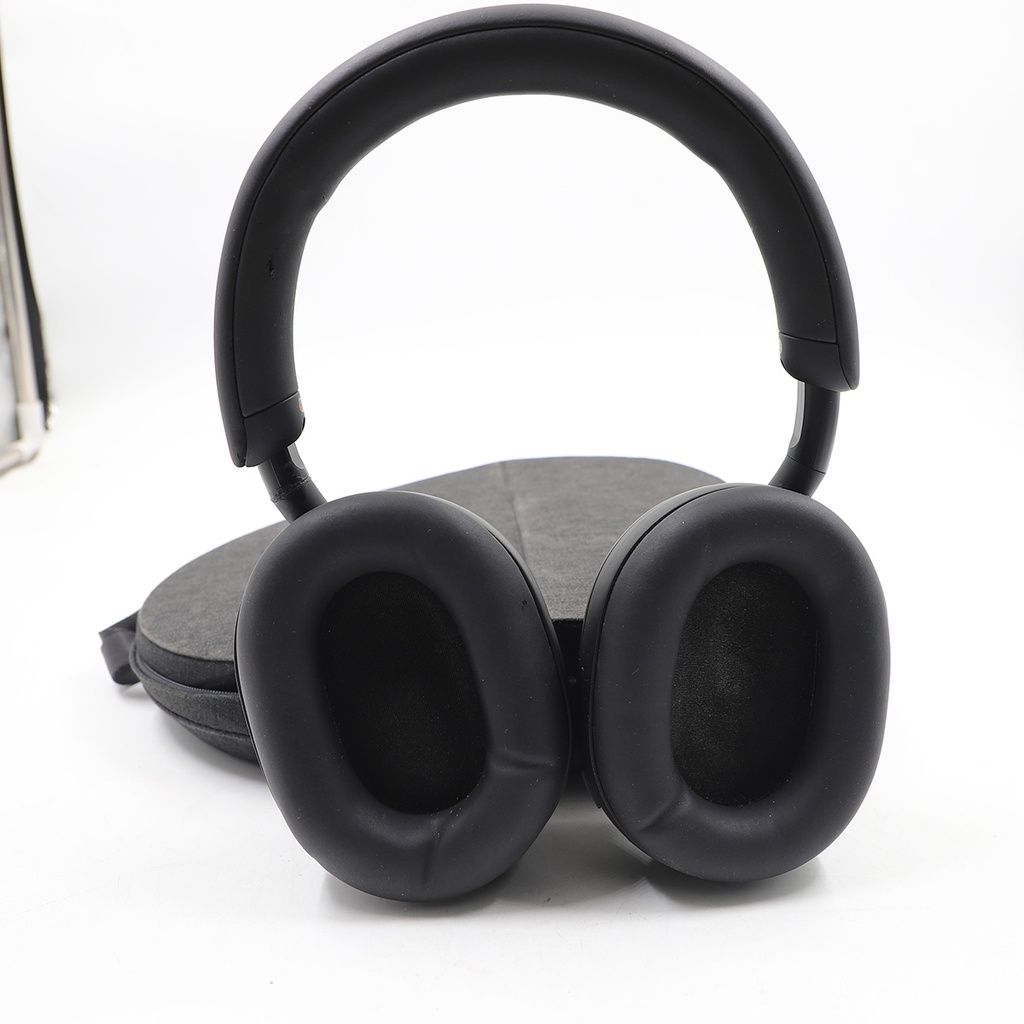 Sony WH-1000xm5/BM Over Ear Wireless Noise Cancelling Stereo Headset  Black + Pouch