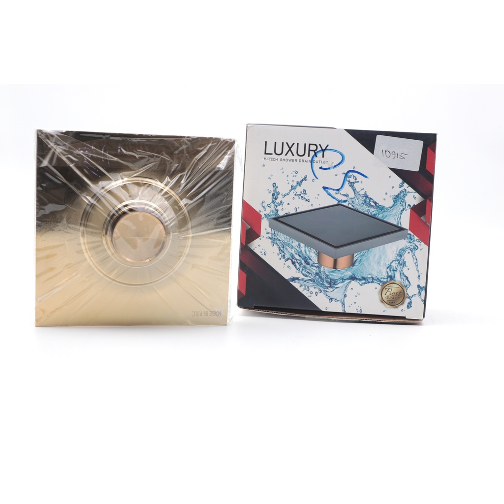 luxury high- tech shower Drain outlet Brass Floor DRAIN BFD-146-GD