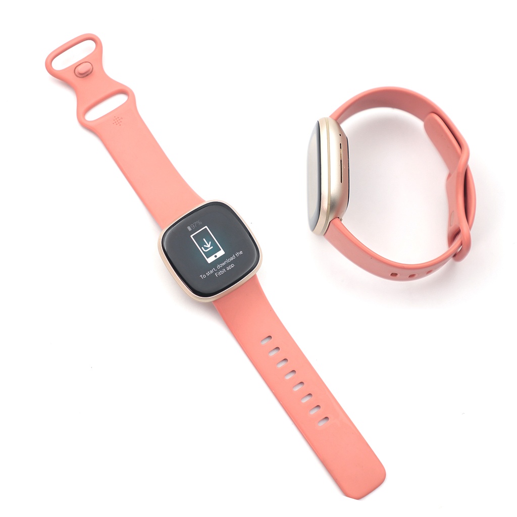 Fitbit Versa 3 Smart WAtch GPS - Pink **Without Charger**