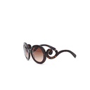 Prada Minimal Baroque PR 27NS 2AU6S1 Havana Sunglasses