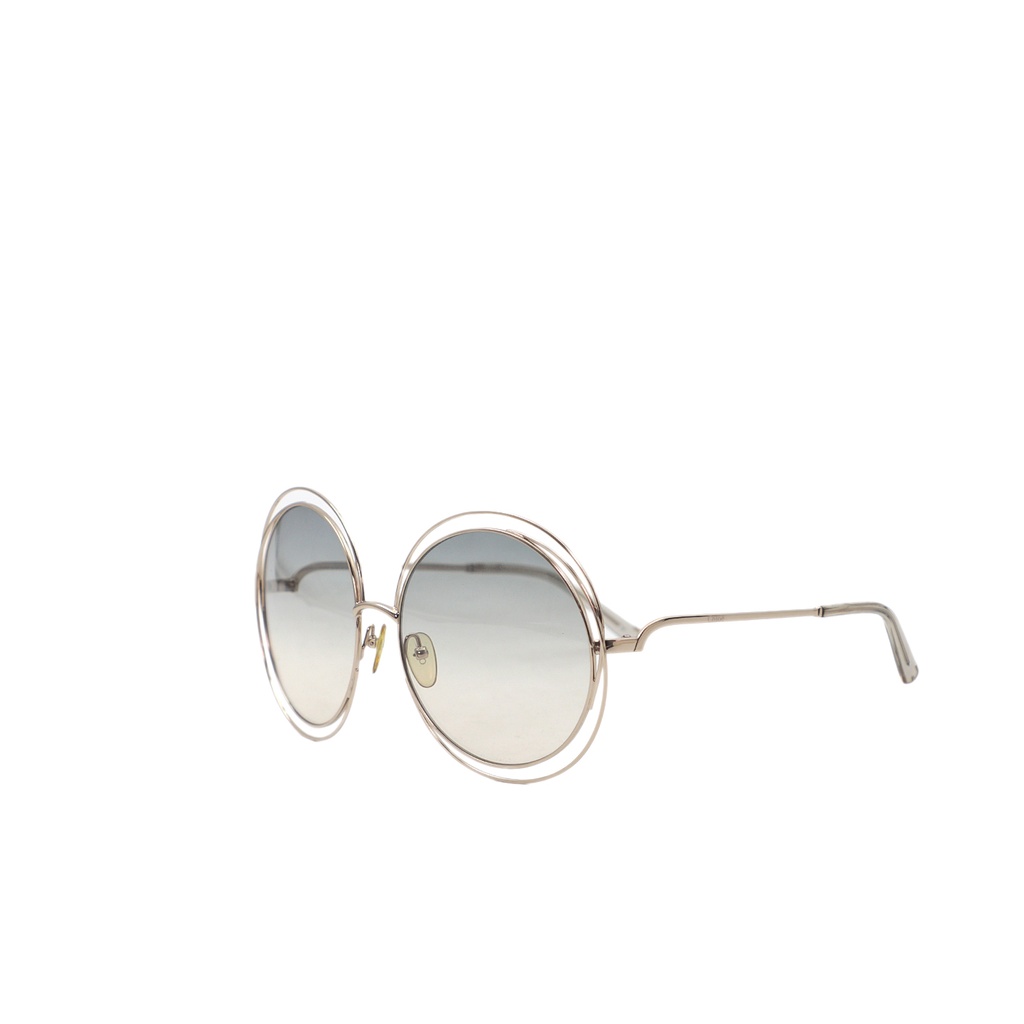 Chloe Brown Gradient CE114S Frame Round Sunglasses