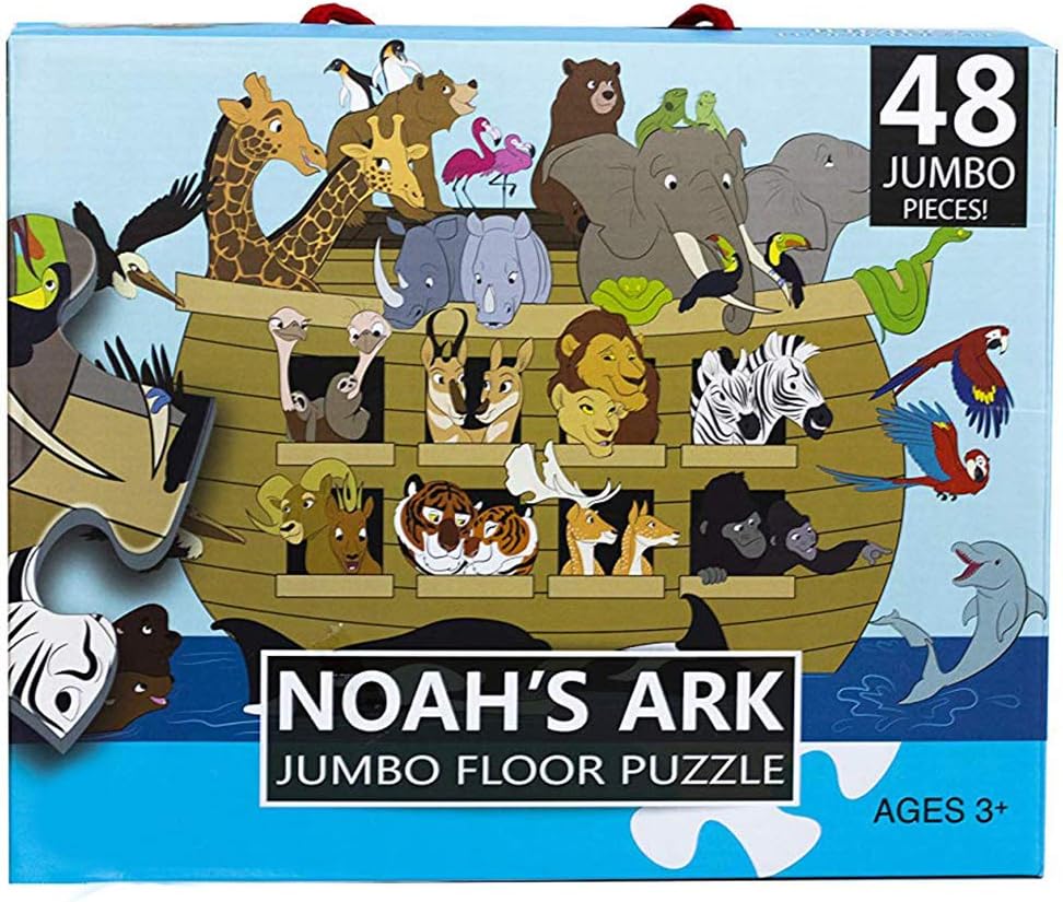 Religious Floor Puzzle for Kids - Noah's Ark - Jumbo Jigsaw Puzzle