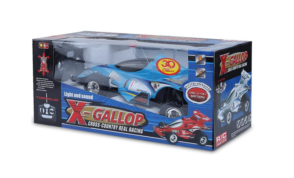 X-Gallop cross country real racing rc car - light blue