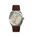 Fossil Everett Gents Three-Hand Date Brown Leather Watch