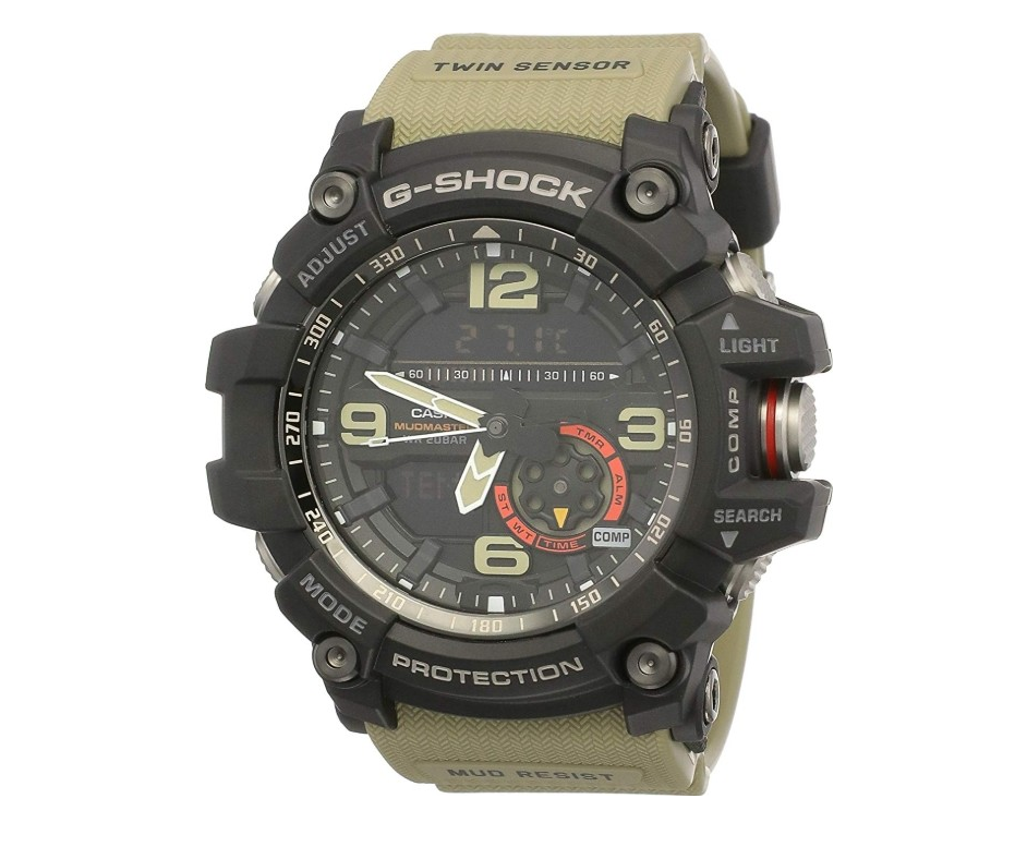 Casio Watch Men's GG-1000-1A5CR G Shock Analog-Digital Display Quartz Beige Watch