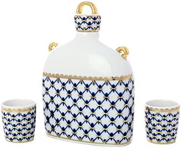 Lomonosov Imperial Porcelain Cobalt Net Tableware Teaware Collection