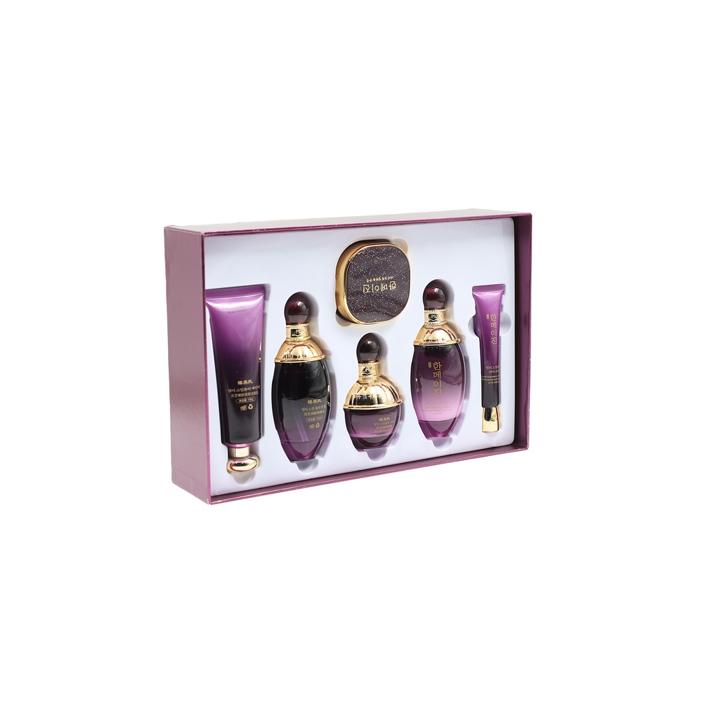 Purple Ganoderma Lucidum Facial Skin Care Set, Moisturizing Beauty Set Hydrating
