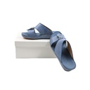 Caretti Florida 1493 Wax Memory Nc Square Buckle Sandals Blue Fairy Color Size - 6  1/2