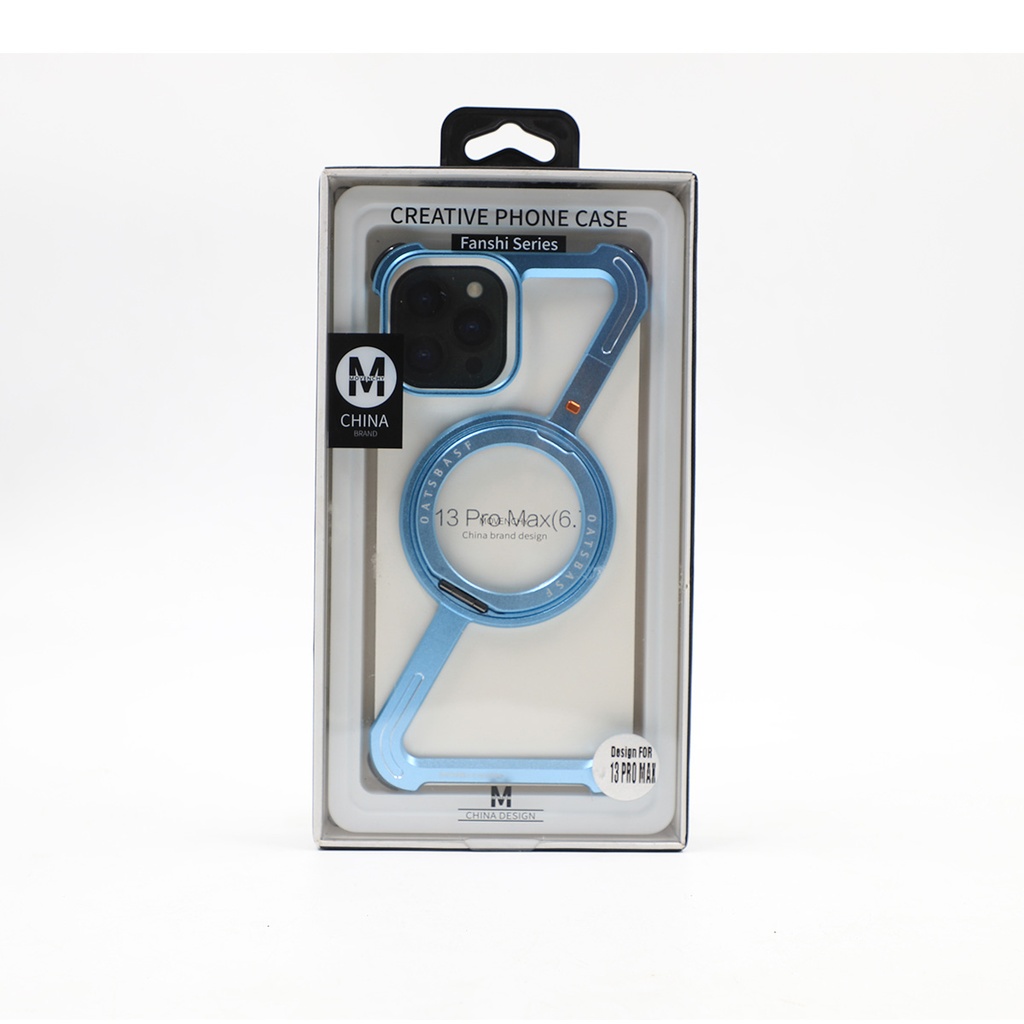 Apple iPhone 13 Pro Max Cover Case Blue,Movenchy Creative Phone Case