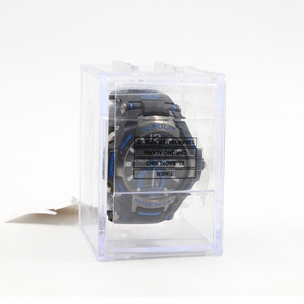 Polite Watch Black Blue Sport Watch Navigation System