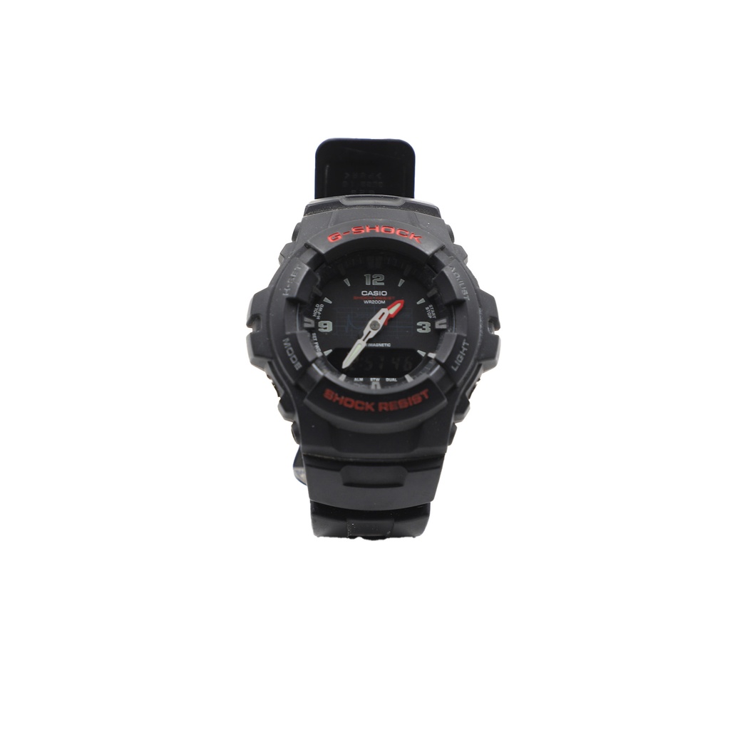 G-Shock, Watch, G-100-1BVMES, 5158, Analog, Digital, Black
