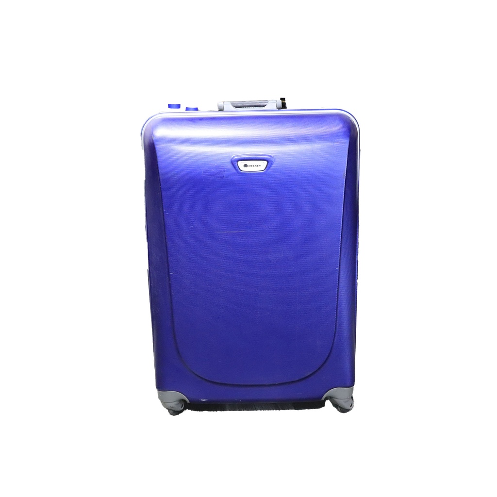 Delsey Big Size Solid Hard Case Luggage Blue Size - XL