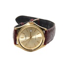 كاسيو كوارتز MTP1183 ، بشريط جميل بلون بني محمر داكن ،