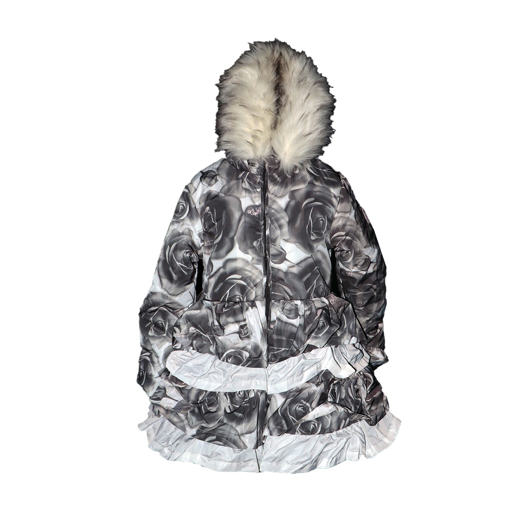 A Dee Tiffany Rose Print Jacket - Light Green