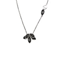 Miss Dior Black Crystal Silver Womens Bracelet