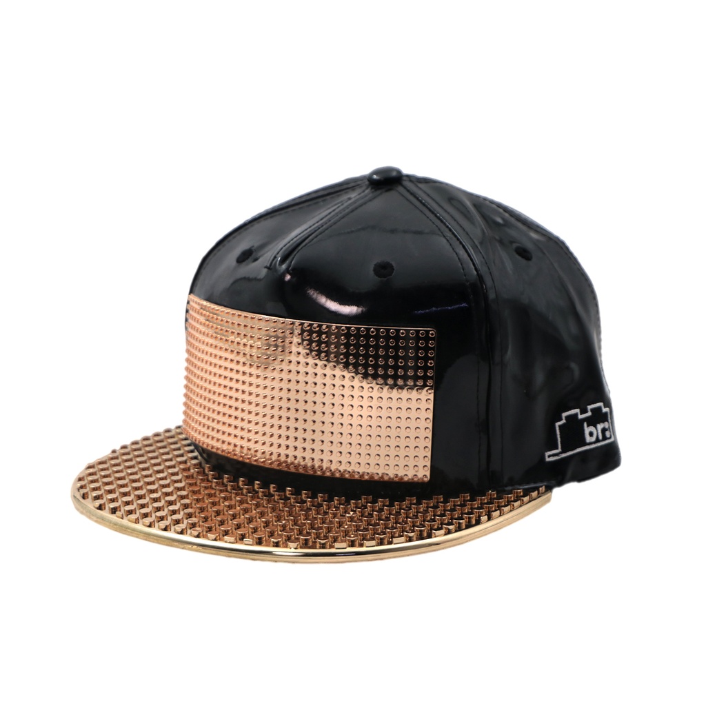 BricksBrickGear Golden Hat  Black