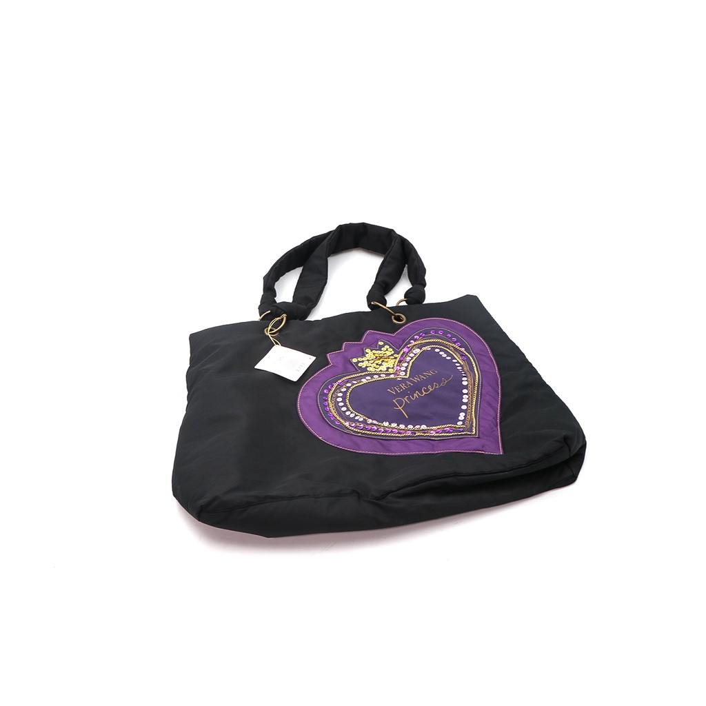 Vera Wang Princess Bag Black & Purple Medium