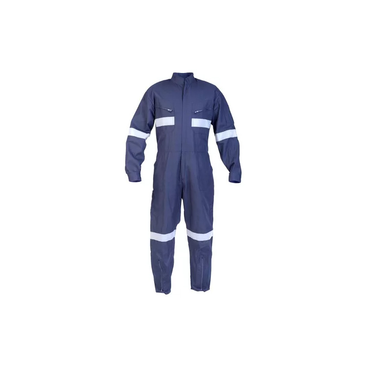 Overol Activex Piloto Canvas 250 Gr. Azul C/reflectante