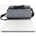 HP Home NoteBook 15S-FQ2000NE 2T2G4EA 15.6 Inch FHD، Intel I3-1115G4، 4GB RAM 256GB SSD Intel UHD Graphics Windows 10 - فضي طبيعي + حقيبة كمبيوتر محمول