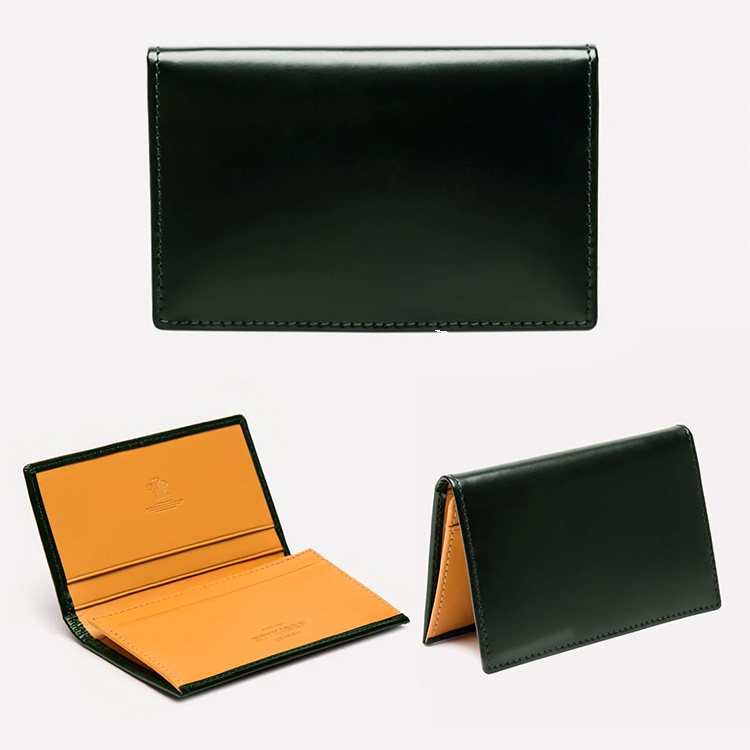 Ettinger BH 143J Green Bridle Visiting Card Case