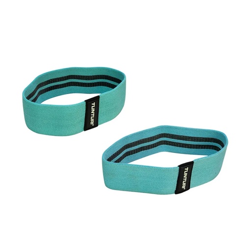TunTuri Fitness & Fun, Textile Booty Resistance Bands 2 Piece Set