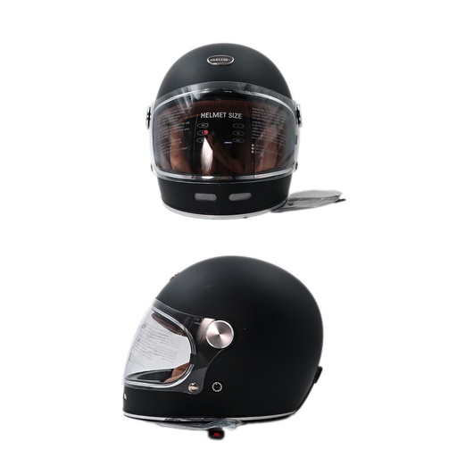 By City Retro Motorcycle Helmet Full-face Helmet , Size: S Ver Small