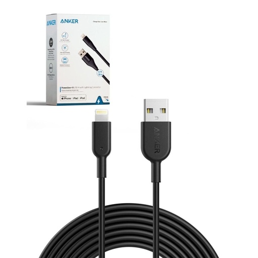 Anker Powerline iii USB-A To Lightning 3ft 25000 Lifespan Cable A8812H11 - Black