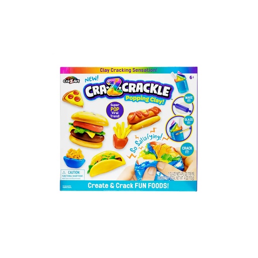 Cra-Z-Crackle Clay Create & Crack Fun Foods