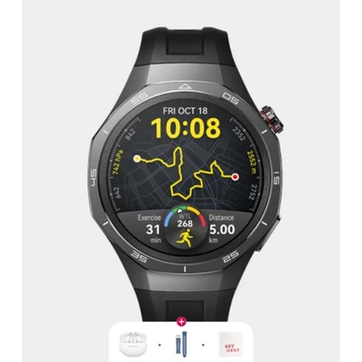 Huawei Watch GT 4 41mm - Black Fluoroelastomer Strap