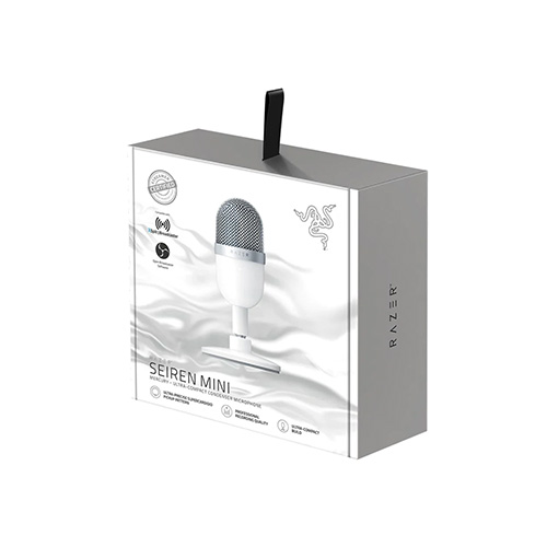 Razer Seiren Mini, Mercury.Ultra-Compact Condenser Microphone