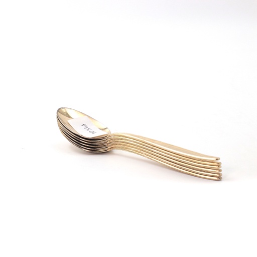 Gold Toned  Spoon 6 Pieces