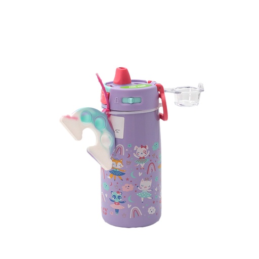 Ello  Stainless Steel Colby Pop! Water Bottle Purple