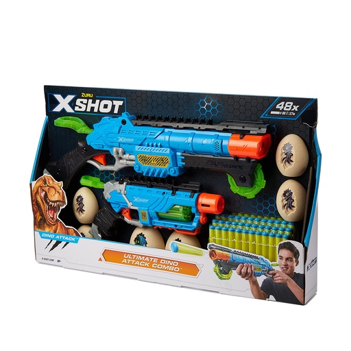 X-Shot Dino Attack Combo Pack Of Hunter And Eliminator, 4859