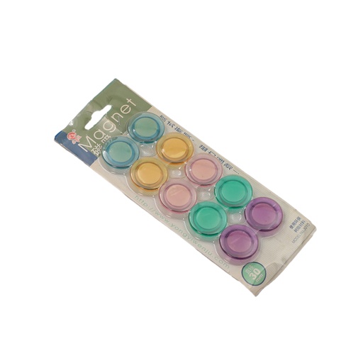 MAGNETIC BUTTON 30 MM  10PCS