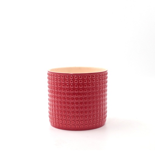 Chiafrom Plant Pot, In and Outdoor Red . 9 Cm