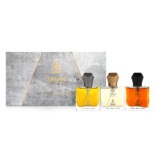 Dkhan Fragrances Mini Collection, Kehl Intense 30 ml + Tabgh 30 ml + Leel 30 ml