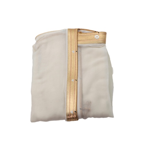 Mens Sleeve Arabian Bisht White  , 29