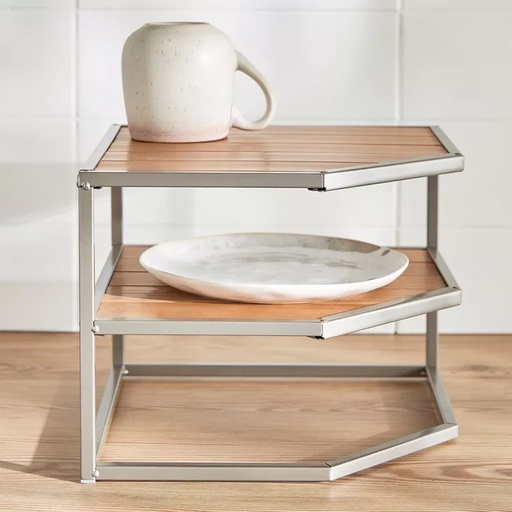 Home Center Seville Corner Shelf 27x27x21 Cm