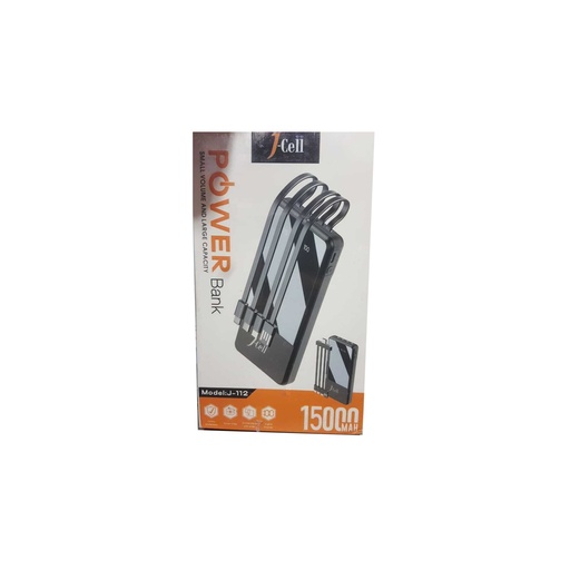 J-Cell Power Bank Small Volume And Large Capacity  15000 mAh