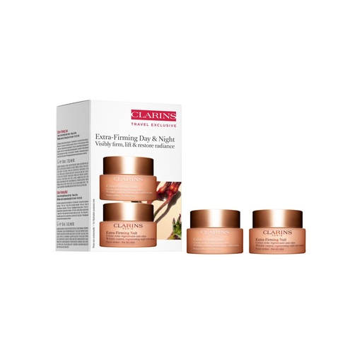 Clarins Travel Exclusive Extra-Firming Day & Night Visibly Firm, Lift & Restore Radiance