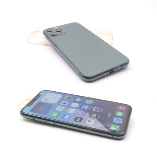 Apple iPhone 11 Pro 64 gb Midnight Green + Cover Case  Good Condition