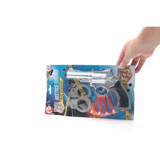 Police Gun + Handcuffs Set