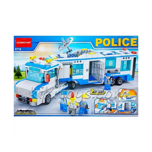 LeleBrother Police  8718 - 2 Forms