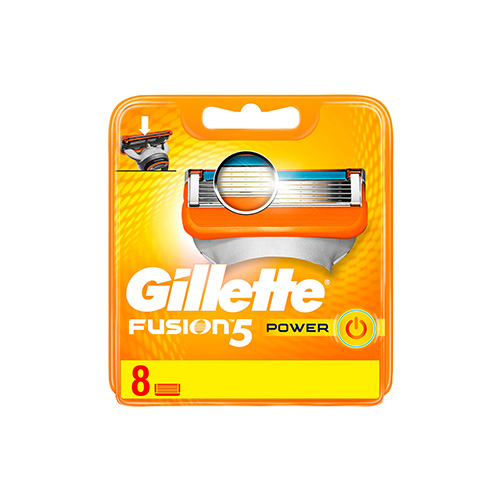 Gillette Fusion 5 Power (8 Pieces) New & Improved Blades