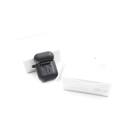 Hoco DES03,  Bluetooth White Earbuds + Black Cover Holder