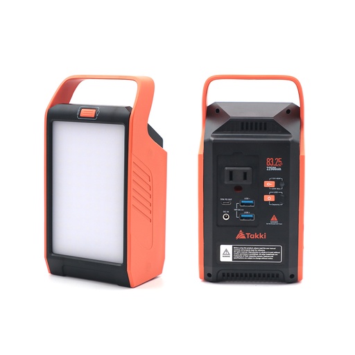 Takki Portable Power Station  83Wh Camping Solar Generator Power Bank 22500 mah